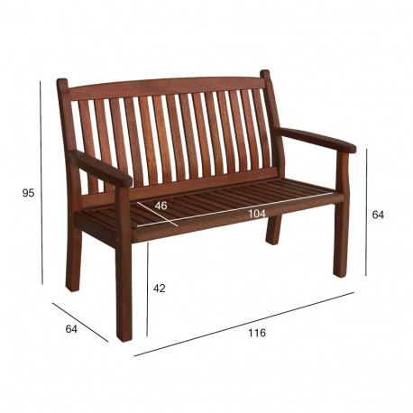 Bench WINDSOR meranti