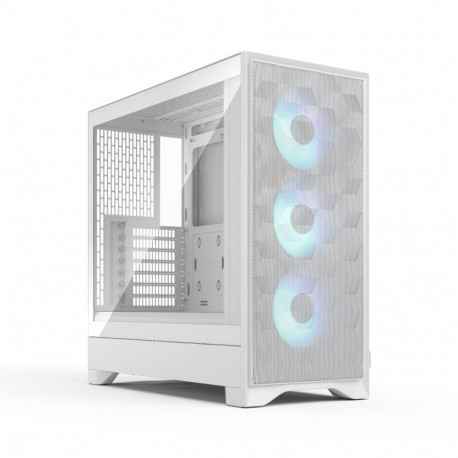 Fractal Design Case | Pop 2 Air | White TG RGB | ATX | Power supply included No