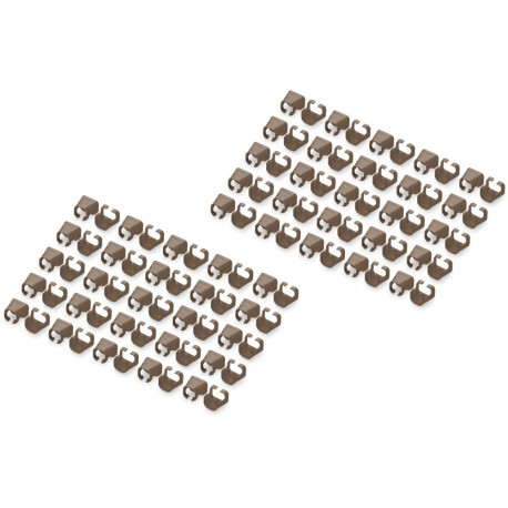"DIGITUS Farbclips für Patchkabel 100Stk. Braun"
