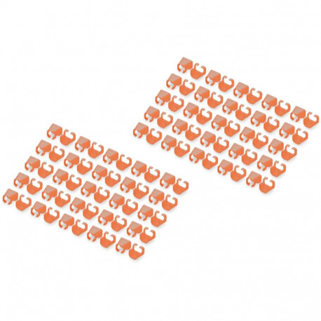"DIGITUS Farbclips für Patchkabel 100Stk. Orange"