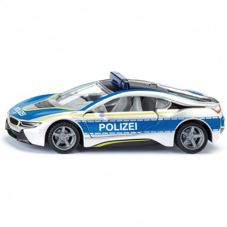 SUPER BMW i8 Polizei (silber/blau)