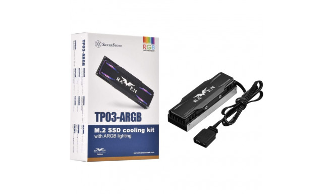 SST-TP03-ARGB (schwarz, unterstützt M.2 2280 SSD)