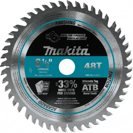 Kreissägeblatt B-56764 SPECIALIZED für Tauchsägen, Ø 165mm, 48Z (Bohrung 20mm)
