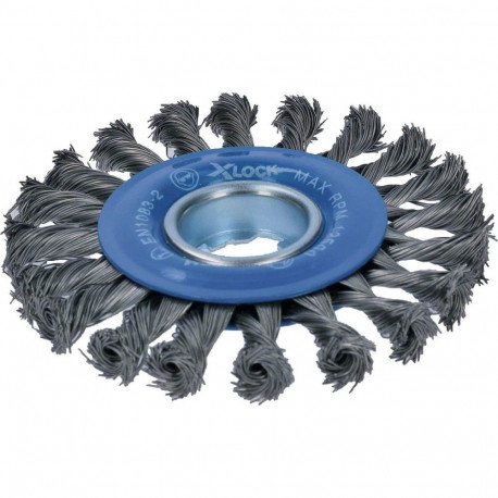 PRO Metal tööstuslik ketashari X-LOCK Ø115mm (0,5mm terastraat, sobib X-LOCK nurklihvijatele)