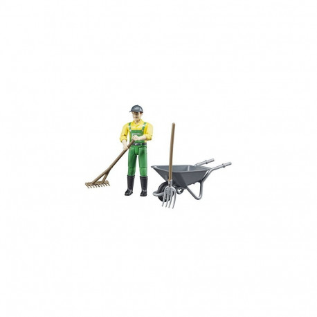 BRUDER figure set farmer with accessories - 62610