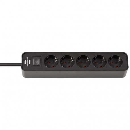Brennenstuhl extension cord Ecolor 5 sockets, black