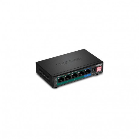 Trendnet TPE-TG51G network switch Gigabit Ethernet (10/100/1000) Power over Ethernet (PoE) Black