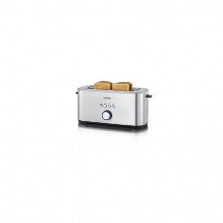 Severin AT 2621 toaster 7 4 slice(s) 1400 W Black, Stainless steel