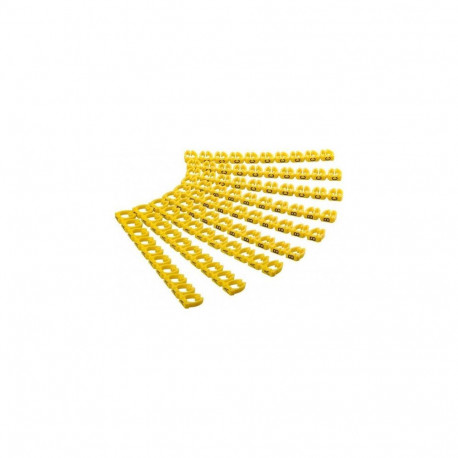 Goobay 72518 cable marker Yellow PVC 90 pc(s)