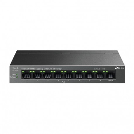 Switch|TP-LINK|LS109P|PoE+ ports 8|LS109P