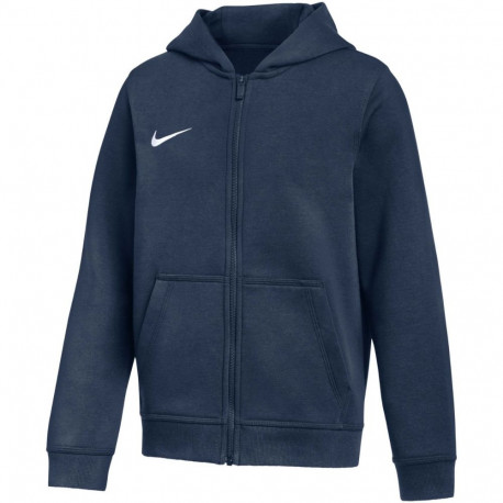 Nike laste kapuutsiga pusa Park 26 fliisist täispika lukuga IB1232 410 XS, tumesinine