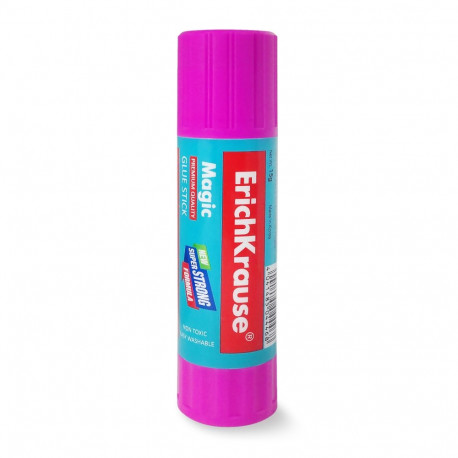 Glue stick ErichKrause Magic, disappearing after application, 15 g (display 20 pcs)