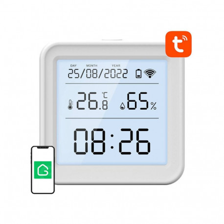 Smart temperature and humidity sensor WiFi Gosund S6 LCD Tuya