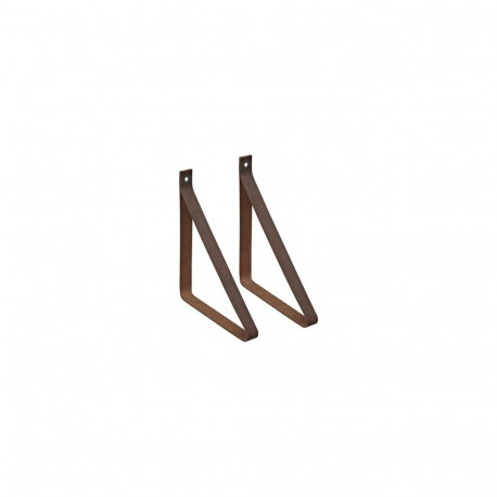 LOOP-SET 790X30X1.8 MM LEATHER BROWN