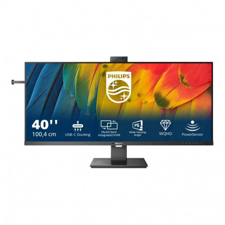 Philips Business Monitor 40B1U5601H/00 40 " IPS 3440 x 1440 pixels 21:9 4 ms 300 cd/m Black 100 Hz