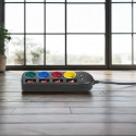 Power strip 4 sockets 2xUSB Maclean MCE229B