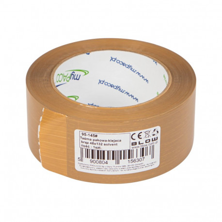 95-145# pakketeip pruun 48x132 solvent (6 tk.)