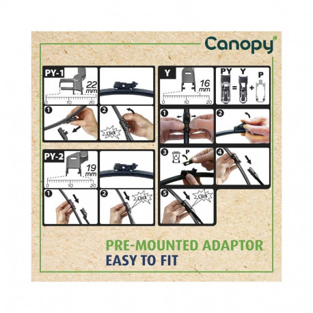 Valeo Canopy klaasipuhasti PY 650 583986