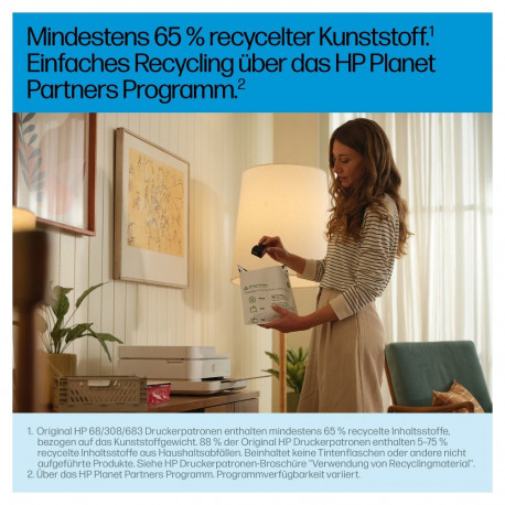 "HP 308 Black/Tri-Color Ink Cartridge Combo 2-Pack"