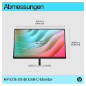 "HP E27k G5 IPS UHD 3840x2160 DP/HDMI/USB-C 350cd"
