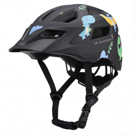 Wozinsky MTB Children's Bike Helmet with Detachable Visor S - Black