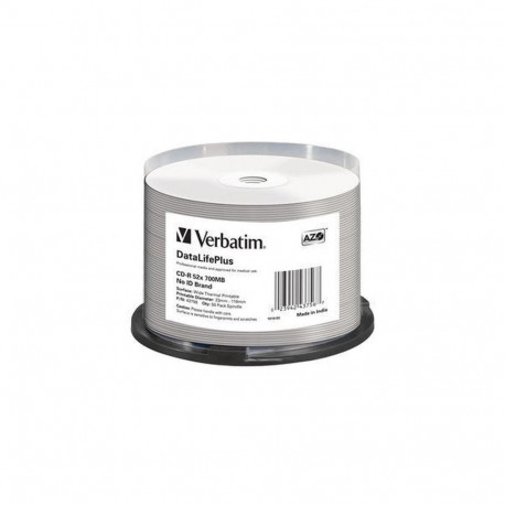 Matricas CD-R Verbatim 700MB 1x-52x DataLifePlus No ID 50 Pack Spindle