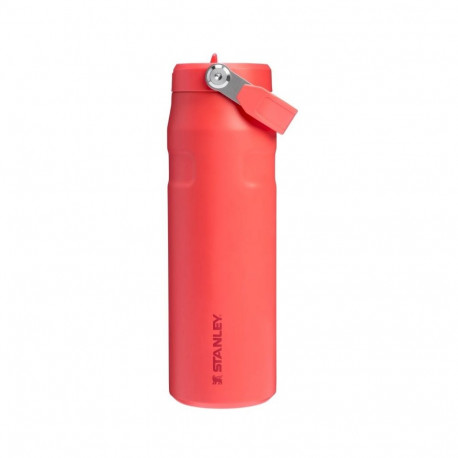 Stanley The IceFlow Bottle Flip Thermos bottle with straw 2.0 0.7L Coral red-orange