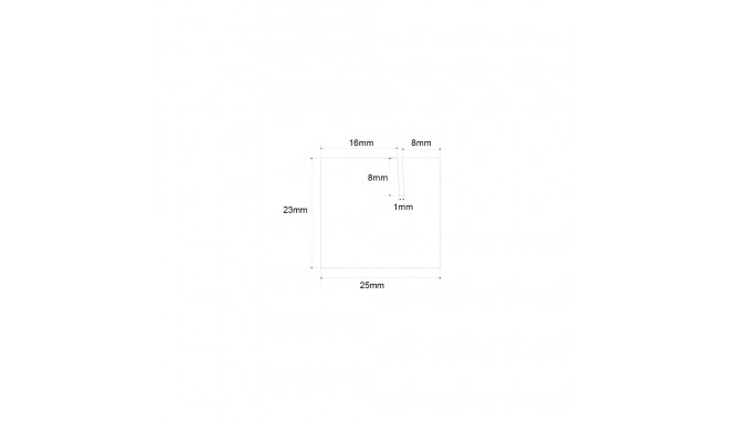 Focus Photo Block Walnut small 2,8cm