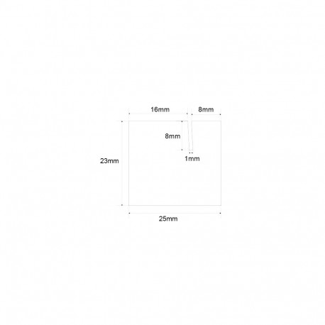 Focus fotoplokk keskmine 11cm, pähkel