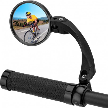 Rockbros Rockbros 26210001003 rear-view left bicycle mirror - black