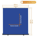 Walimex pro Roll-up Panel Hintergrund 210x220cm blau