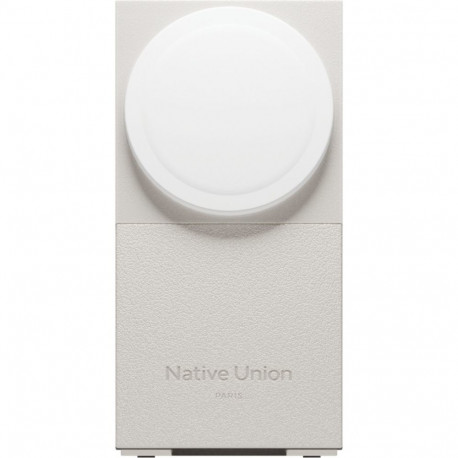 Native Union Rise 2-in-1 Qi2 magn. juhtmevaba laadija liivakivivärvi