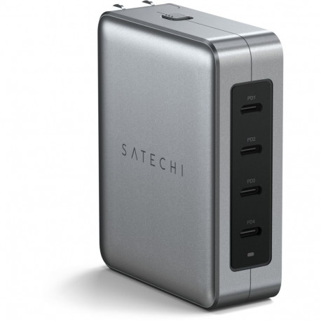 Satechi 145W USB-C 4-pordiline GaN reisilaadija