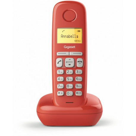 Gigaset desk phone A170, red