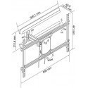 Vivanco LCD wall mount up to 80" MS6550 (30668)