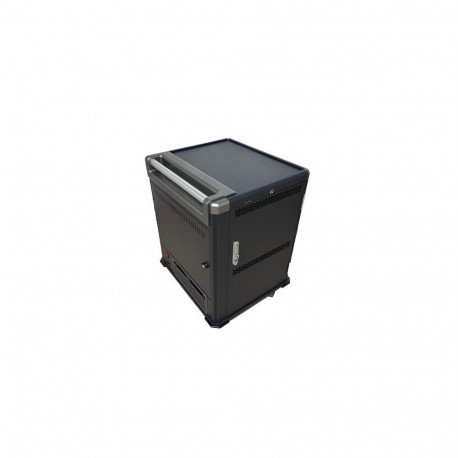 Ewent EW1703 portable device management cart/cabinet Black, Grey