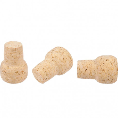 Natural T-cork BROWIN 650605 Ø19mm, 5pcs., 2.8 cm x 2.8 cm x 38.0 mm