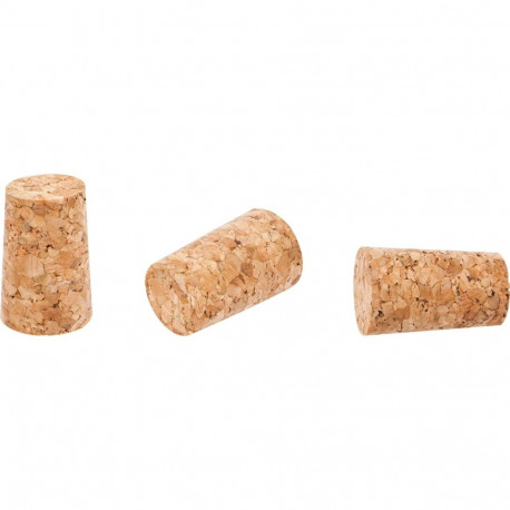 Natural Tapered Cork BROWIN 652301 Ø18/23mm, Agglomerated, 10pcs.