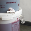 Angular Airlock for Containers BROWIN 405592, 8x2.2x9.6 cm, Plastic, Shatterproof