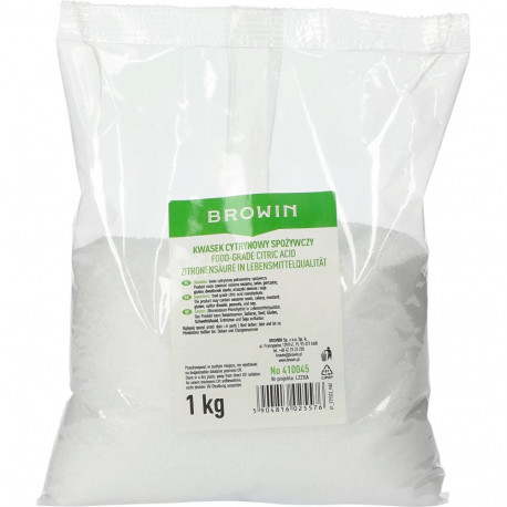 Toidukvaliteediga sidrunhape, 1kg BROWIN 410045