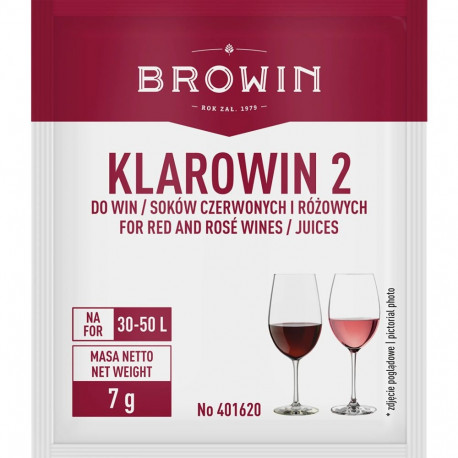 Browin wine clarifier 401620, 7g, 30-50L, easy to use, visible effect in 7 days