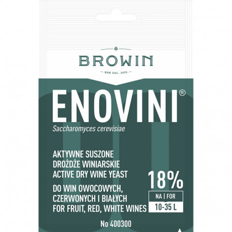 Enovini Dry Wine Yeast BROWIN 400300 7g