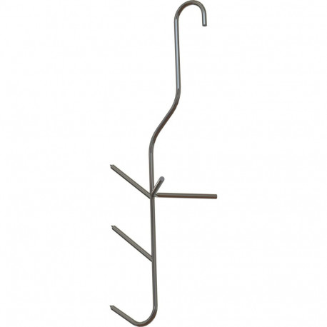 Browin 311302 Roostevabast terasest kolmikud kalasuitsutamise konksud, 5 tk, 5 cm, 8 cm, 19 cm, 22 g