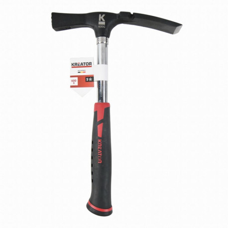 Kreator Mason's Hammer KRTH90802, 200mm, 25mm, 275mm, C45 forged steel, fiberglass