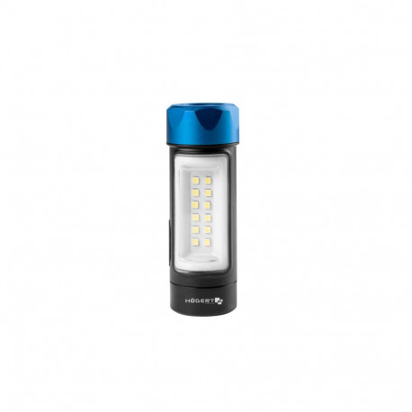 Darba gaisma 500 lm, HOGERT, HT1E436, kompakta LED lampa ar 6 darba režīmiem un magnētu montāžai