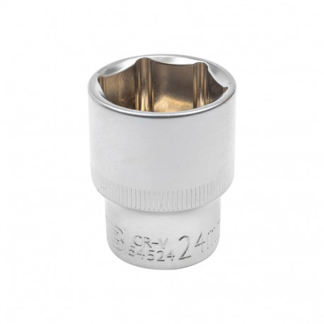 Hex Socket 24 mm JCB JCB-54524 1/2DR Durable CrV Steel