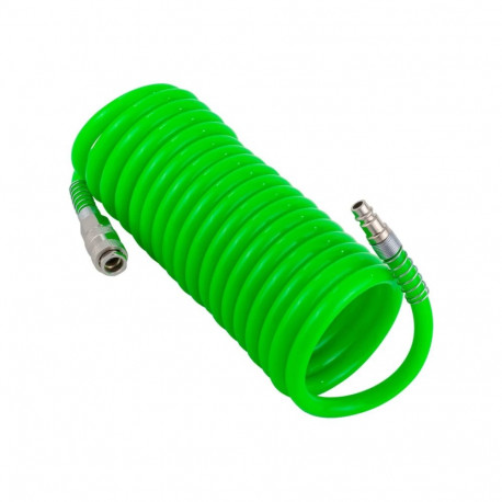 Spiral Hose, Forsage, F-1208-5Green, 8x12 mm, 5 m, 24 bar