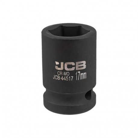 Impact Socket, JCB, JCB-44517, 17 mm, 1/2" square, CrMo steel