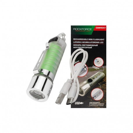 LED Flashlight ROCKFORCE RF-CAM4047 100 Lm IPX5 6 Modes