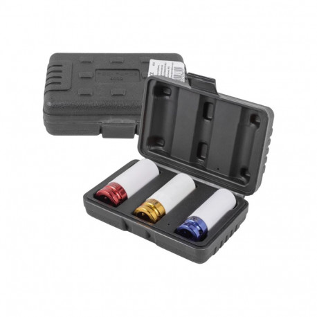 Impact Socket Set Rockforce RF-4032 17, 19, 21 mm 1/2" with Protective Sleeve